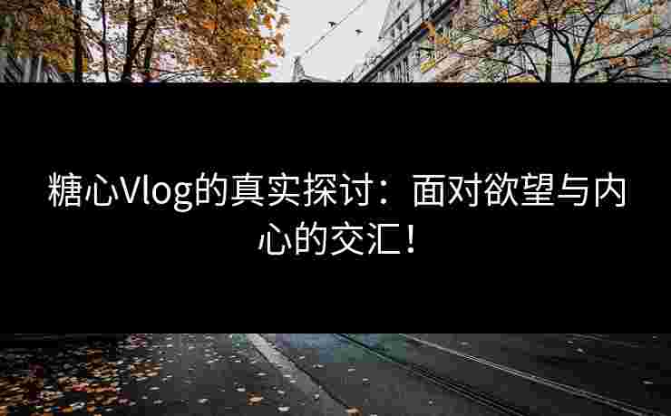 糖心Vlog的真实探讨:面对欲望与内心的交汇! 糖心Vlog的真实探讨:面对欲望与内心的交汇!